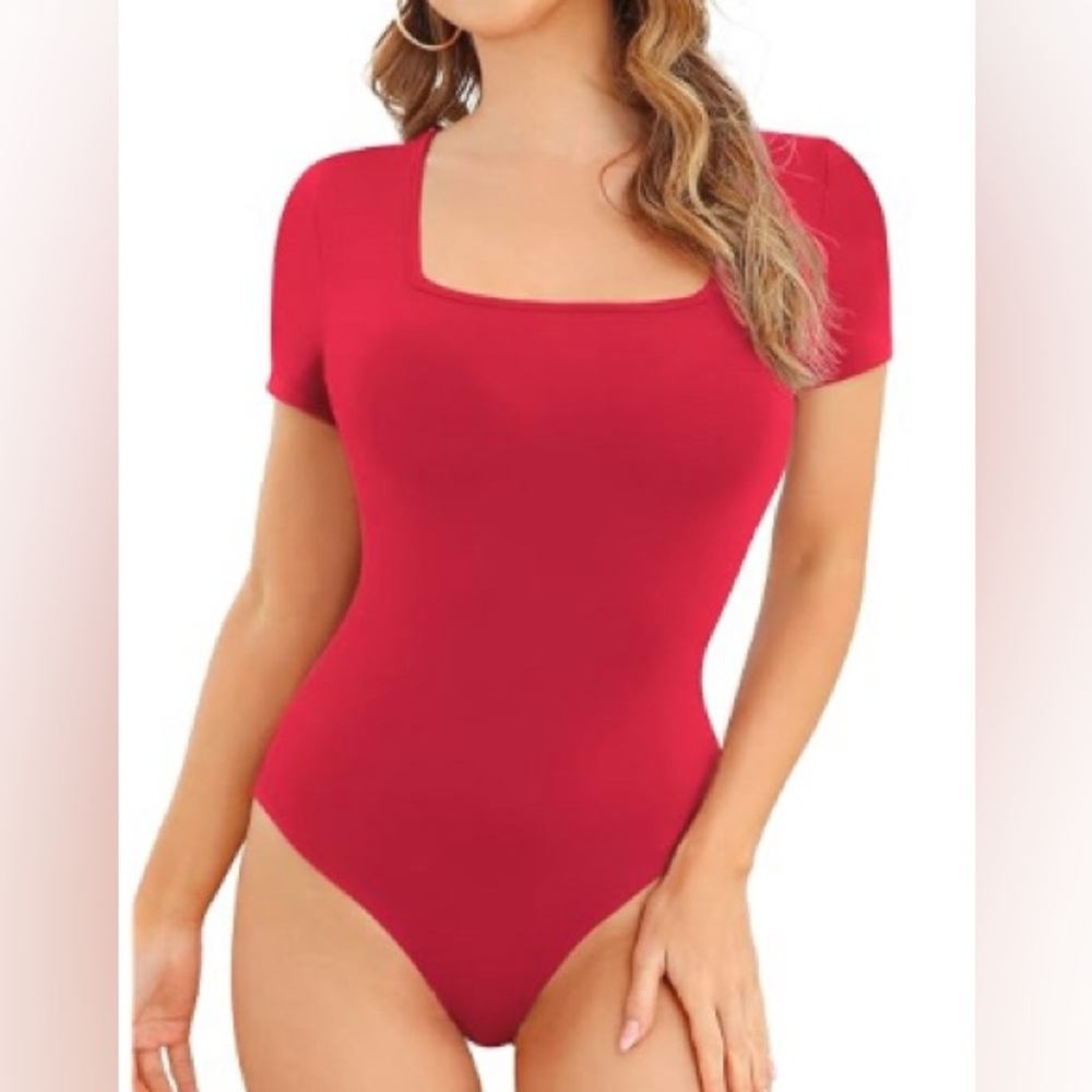 Red Women's Bodysuit